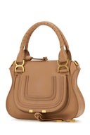 Chloe Peach Leather Small Marcie Handbag