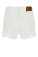 Chloe hvit denimshorts
