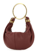 Chloe Antiqued Pink Leather Small Bracelet Handbag