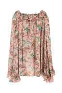 Chloe printet crepe mini kjole