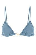 Chloe Cerulean Blue Stretch Nylon Bikini Top
