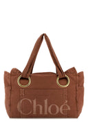 Chloe Brick Canvas Shopping Bag
