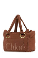 Chloe Brick Canvas Shopping Bag