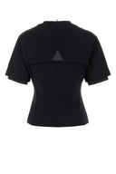 Moncler Grenoble Black Stretch Cotton T Shirt