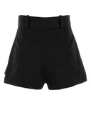 Moncler Black Polyester Blend Shorts