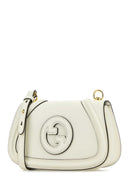 Gucci Ivory Leather Small Gucci Blondie Crossbody Bag