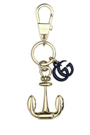 Gucci Platinum Metal Key Ring