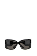 Balenciaga Black Acetate Signature Square Xl Sunglasses