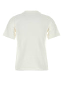 Camiseta de algodón blanca de Burberry