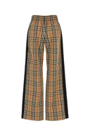 Pantalone popin ricamato da burberry