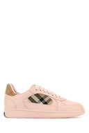 Burberry Pink Leather Terrace Sneakers