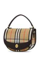 Burberry Embroidered Canvas Highlands Handbag