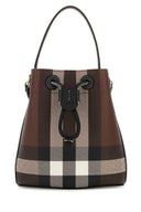 Burberry Printed Canvas Check Bucket Bag