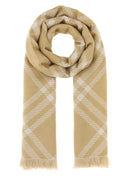 Burberry Embroidered Wool Blend Scarf