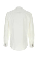 Burberry White Stretch Poplin Shirt