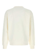 Sweat-shirt en coton extensible blanc Burberry White