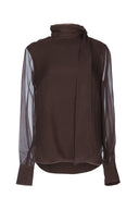 Brunello Cucinelli Organza Con Fiocco