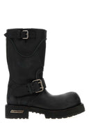 Balenciaga Black Leather Venom Boots