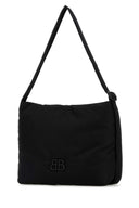 Balenciaga Black Fabric Monaco Shopping Bag