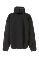 Balenciaga Chaqueta De Mezcla De Lino Pizarra