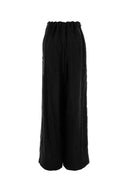 Pantalón de pijama de cupro negro Balenciaga