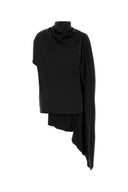 Magda Butrym Black Satin Topp