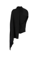 Magda Butrym Black Satin Topp