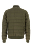 Herno Olive Green Nylon Down Jacket