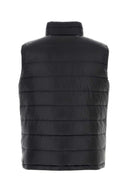 Herno Black Nylon Sleeveless Reversible Down Jacket