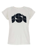 Soeur White Cotton Blend Valentina T Shirt