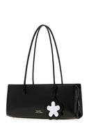 Marc Jacobs Black Leather The Glam Mirror Skulderveske