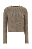 Co Dove Grey Cashmere Blend Sweater