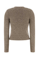 Co Dove Grey Cashmere Blend Sweater