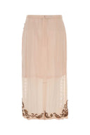 Dries Van Noten Pastel Pink Viscose Sokna Skirt