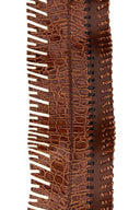Dries Van Noten brunt skinnbelte