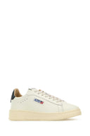 Autry Ivory Leather Dallas Sneakers