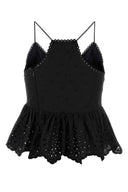 Weekend Black Broderie Anglaise Asburgo1234 Top