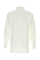 Maison Margiela Hvit Poplin skjorte