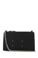 Maison Margiela Crossbody-veske i svart skinn