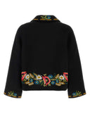Bode Black Wool Aquitaine Jacket