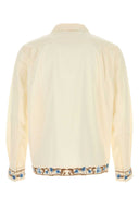 Bode Cream Cotton Nouveau Vine skjorte