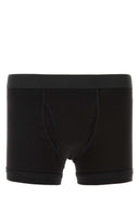 Tom Ford Black Stretch Cotton Boxer