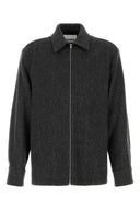 Jil Sander mørkegrå ulljakke