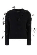 Jil Sander Sort Alpakka Blend Genser