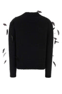 Jil Sander Sort Alpakka Blend Genser