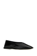 Jil Sander Ballerinaer i sort skinn