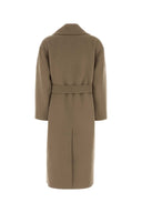 S Maxmara Cappuccino Wool Heller Coat