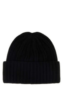 Max Mara Macbeth Beanie-Mütze aus schwarzem Kaschmir