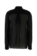 Isabel Marant Black Crepe Elaura Bluse