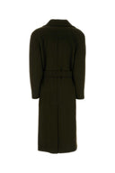 Stella Mc Cartney Bottle Green Wool Coat